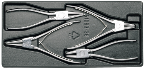ELORA MS-26 Circlip Plier Set, 3-pcs. 