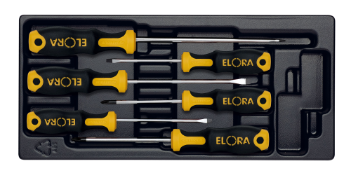 ELORA MS-38 QUATROLIT® 2C-Screwdriver-Set, 6-pcs. 