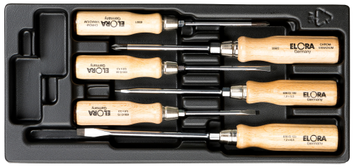 ELORA MS-40 Engineer Screwdriver Set, 6-pcs. 