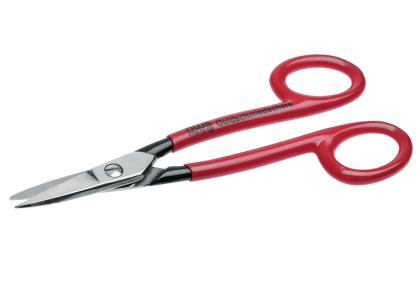 NWS 0754-12-180 Goldschmiede-Schere mit gerader Schneide und Griffaugen, 180 mm 
