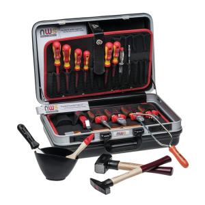 NWS 321K-23 Electricans tool case, hard case and VDE safety tools, 23 pieces 
