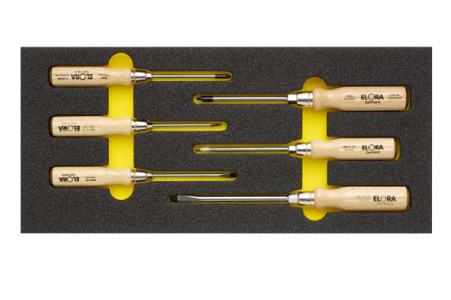 ELORA OMS-17 Engineer Screwdriver Set, 6-pcs. 