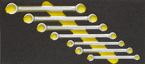 ELORA OMS-31 Flare Nut Open Ended Ring Spanner Set, 7-pcs. 