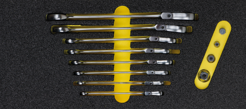 ELORA OMS-32 Combination Spanner Set with Joint-Ring Ratchet, 12-pcs. 