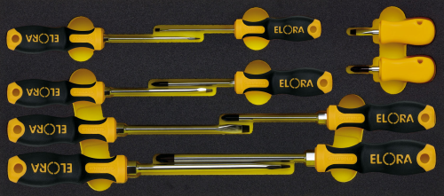 ELORA OMS-37 QUATROLIT® 2C-Screwdriver-Set, 10-teilig 