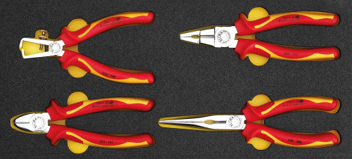 ELORA OMS-42 VDE Plier Set, 4-pcs. 
