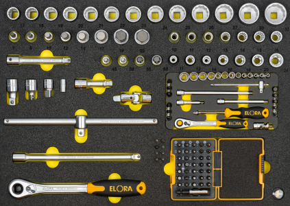 ELORA OMS-46 Module-Socket Set 1/4" and 1/2" 