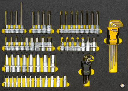 ELORA OMS-52 Module-Socket Set 1/4" and 1/2" 