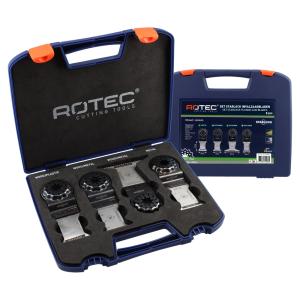 Juego de 4 hojas de sierra de inmersión Starlock para madera y metal , ROTEC 517.9001