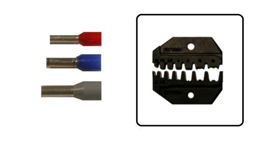 TOOLOVA 4070054 Inserto de prensado para la herramienta de prensado TF PLUS - para terminales tubulares WF16 ES 