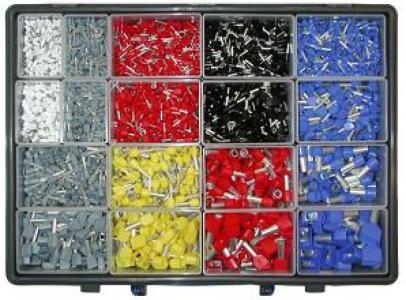 TOOLOVA 4080705A Aderendhülsen und Zwillingsaderendhülsen set WFsort1 0,5-16,0 mm² 