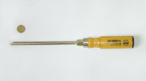 Wiha 129 Phillips-Schraubendreher mit Holzgriff PH4x200 