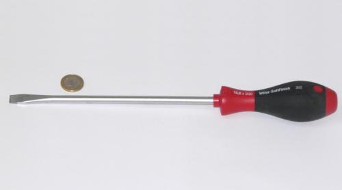 Wiha 302 SoftFinish® Schlitz-Schraubendreher 10x200 