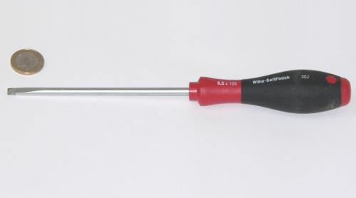 Wiha 302 SoftFinish® Schlitz-Schraubendreher 5,5x125 