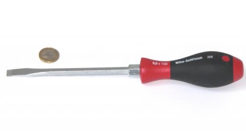 Wiha 308 SoftFinish Schlitz-Schraubendreher SC9x150 