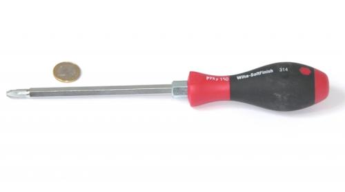 Wiha 314 SoftFinish Pozidriv-Schraubendreher PZ3x150 