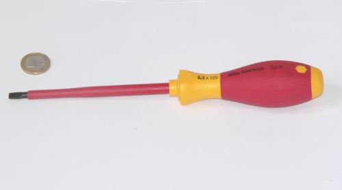 Wiha 320N SoftFinish® 320N VDE-Schlitz-Schraubendreher 5,5x125 