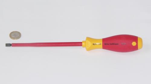 Wiha 320N SoftFinish® VDE-Schlitz-Schraubendreher 6x150 