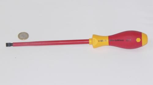 Wiha 320N SoftFinish® VDE-Schlitz-Schraubendreher 8x175 