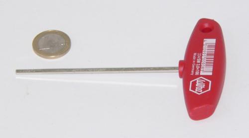 Wiha 334 Quergriff Innensechskantschraubendreher SK3x100 