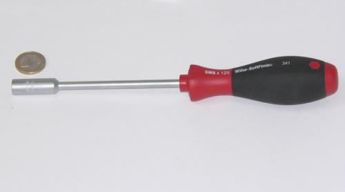 Wiha 341 SoftFinish® 341 Aussensechskantschraubendreher SW8x125 