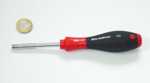 Wiha 343 Aussensechskantschraubendreher SW4x65 