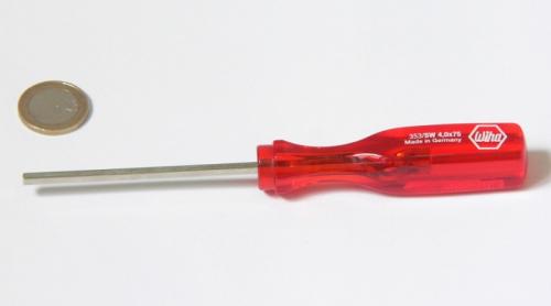 Wiha 353 Innensechskantschraubendreher SW4,0x75 