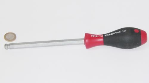 Wiha 367R SoftFinish® 367R SK Innensechskantschraubendreher 10 mm x 150 