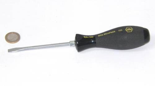 Wiha 536 MicroFinish® Schlitz-Schraubendreher SC5,5x100 