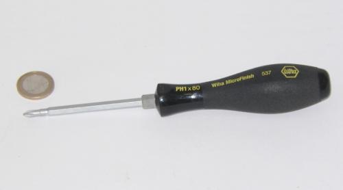Wiha 537 MicroFinish 537 Phillips-Schraubendreher PH1x80 