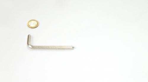 Wiha 01258 Sechskant-Stiftschlüssel mit Zapfen 6,0 