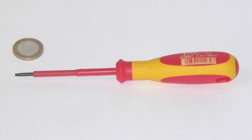Witte 74101 WITTE PROTOP 74101 VDE-Schlitz-Schraubendreher 0,4x2,5x75 