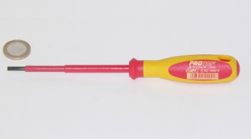 Witte 74103 WITTE PROTOP 74103 VDE-Schlitz-Schraubendreher 0,6x3,5x100 