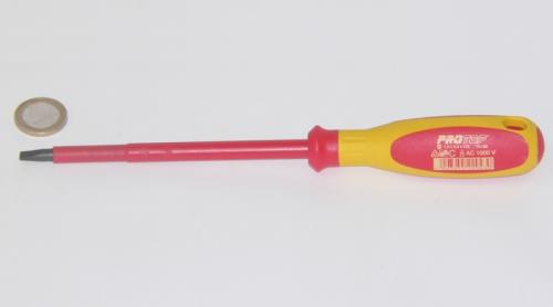 Witte 74105 WITTE PROTOP 74105 VDE-Schlitz-Schraubendreher 1,0x5,5x125 