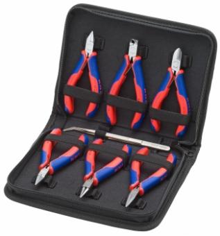 Case for Electronics Pliers with tools for work on electronic components 