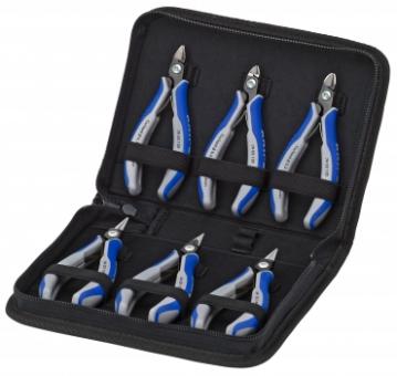 Case for Electronics Pliers with tools for work on electronic components 