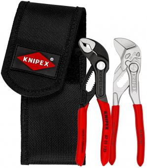 Mini pliers set in belt tool pouch 