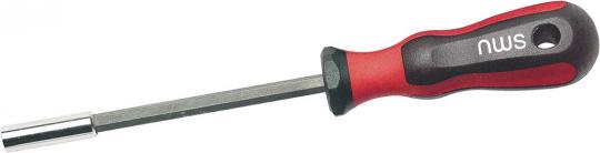 Screwdriver with magnetic bit-holder, 1/4" 