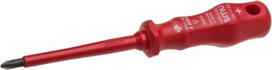 Screwdriver for cross-slotted screws VDE 