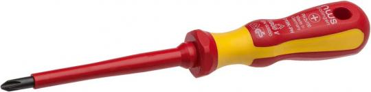 Screwdriver for cross-slotted screws VDE 