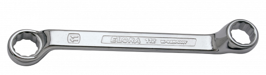 Double-Ended Ring Spanner, short, ELORA-112A-3/8"x7/16" 