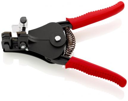 Insulation Stripper with adapted blades with plastic grips black lacquered 180 mm 