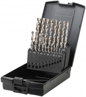 Set of Twist Drills, HSS-G, 19-pcs., ELORA-1361-S 19 