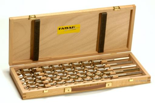 Juego de 6 piezas en caja de madera Ø 12, 14, 16, 18, 20, 22 mm<br><br>Juego de 6 piezas en caja de madera. Ø 12, 14, 16, 18, 20, 22 mm 