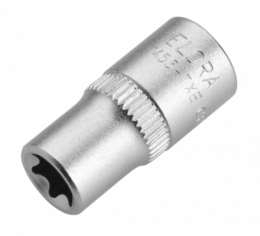 Socket 1/4", TORX®, ELORA-1455-TXE 8 mm 