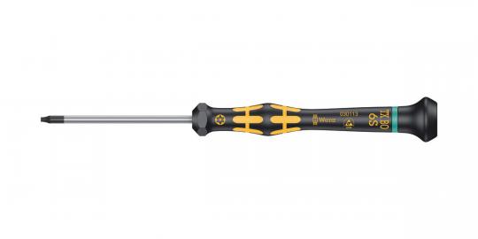 1567 TORX® BO ESD Kraftform Micro screwdriver for tamper-proof TORX® screws, TX 6 BO x 60 mm 