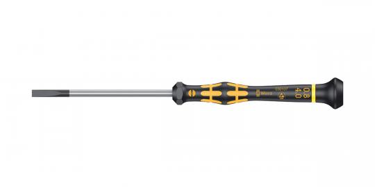 1578 A ESD Kraftform Micro screwdriver for slotted screws, 0.23 x 1.5 x 40 mm 