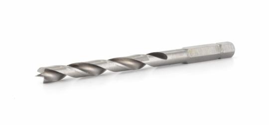 Brad Point Drill Bit, HSS-G, Long Version , Ø 3,5 mm<br><br>Machine Drill with brad point, cutting lips and bit shank, Ø=3,5mm 