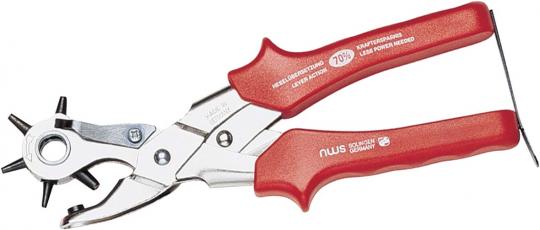 Lever Action-Revolving Punch Pliers 