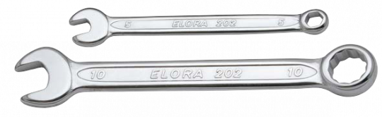 Combination Spanner, extra short, ELORA-202-6 mm 
